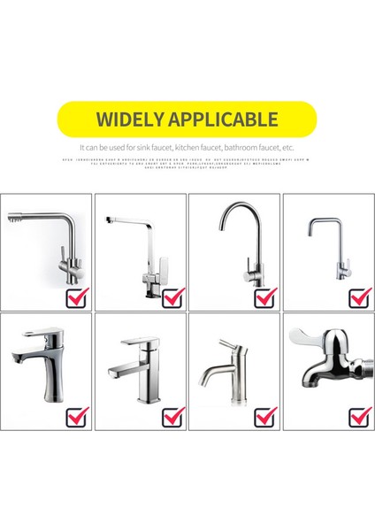 Sıçrama Koruma Başlığı Duş Başlığı Musluk Uzatıcı Döndürülebilir Musluk Başlığı Mutfak Lavabo Bataryası 720 Derece Fıskiye (Yurt Dışından) fırsatları