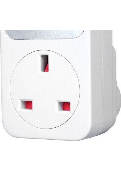 Mbw 2 USB Portu 5 V 2.1A Uk Plug Geri Sayım Zamanlayıcı Soket - Beyaz (Yurt Dışından)
