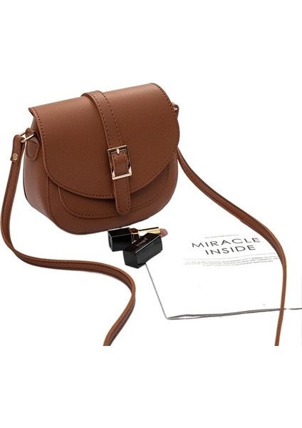 Basit Omuz Çantası Messenger Bayan Bozuk Para Cüzdanı (Yurt Dışından)