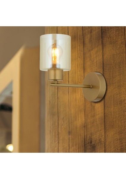 Lima Eskitme Bal Camlı Duvar Lambası Yatak Odası-Yatak Başı-Banyo İçin Modern Aplik