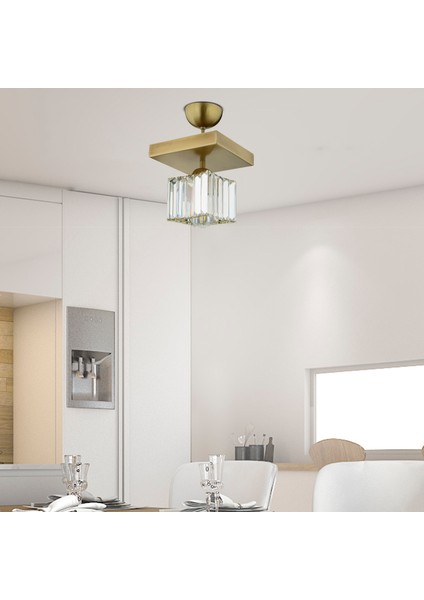 Rivia Eskitme Plafonyer Kristalli Taşlı Modern Tasarım Kristal Salon Avize