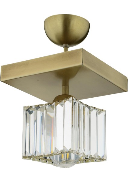Rivia Eskitme Plafonyer Kristalli Taşlı Modern Tasarım Kristal Salon Avize