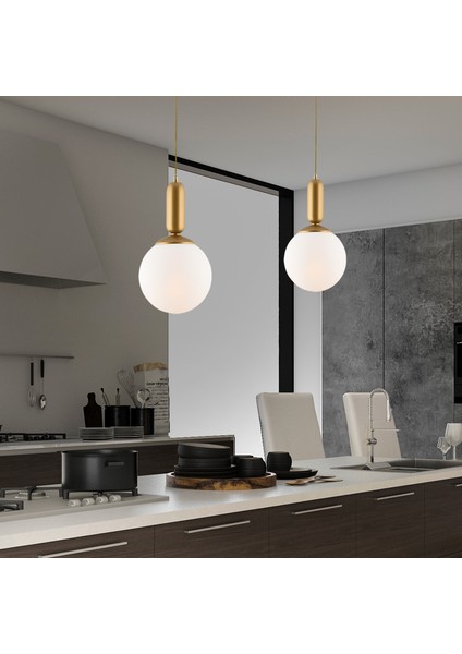 Arlo Tekli Eskitme 2Li Modern Tasarım Yatak Odası Salon Avize 2 Parça Sarkıt Seti