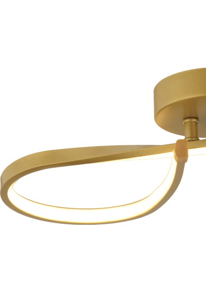 Vetto Gold 38 Watt Plafonyer 3 Renkli Ledli Modern Mutfak Banyo Led Salon Sarkıt Avize