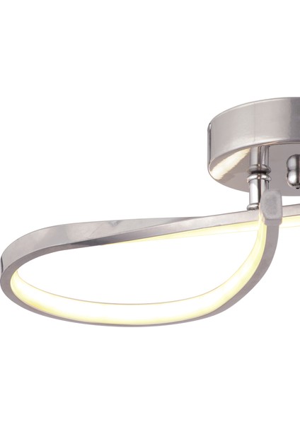 Vetto Krom 38 Watt Plafonyer 3 Renkli Ledli Modern Mutfak Banyo Led Salon Sarkıt Avize