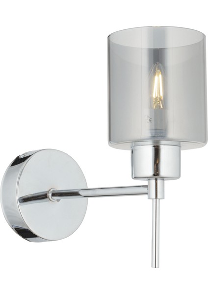 Cemre Krom Duvar Lambası Yatak Odası-Yatak Başı-Banyo İçin Modern Aplik