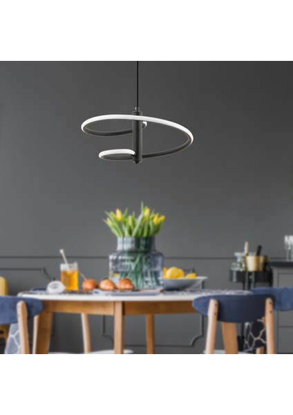 Paros Sarkıt 39 Watt Sarkıt 3 Renkli Ledli Modern Mutfak Banyo Led Salon Sarkıt Avize