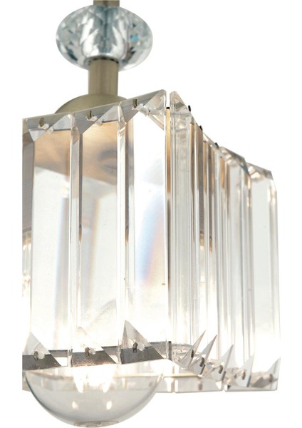 Brandy Eskitme Tekli Kristalli Taşlı Modern Tasarım Kristal Salon Avize