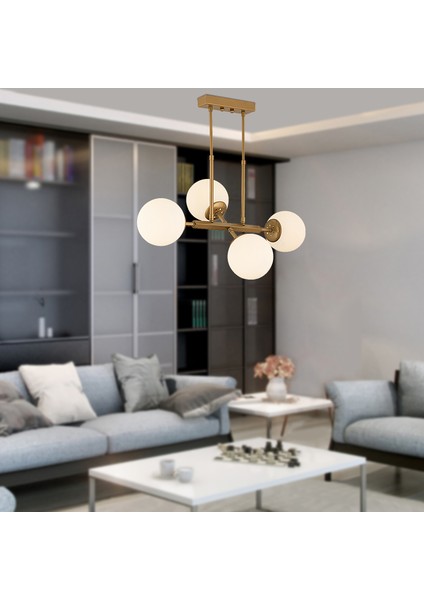Nazar 4Lü Eskitme Modern Tasarım Yemek Odası, Yatak Odası Salon Avize