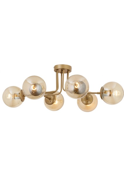 Tanyer 6Lı Eskitme Modern Sarkıt Yatak odası Salon Avize