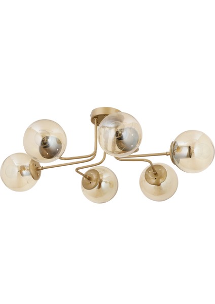 Tanyer 6Lı Eskitme Modern Sarkıt Yatak odası Salon Avize