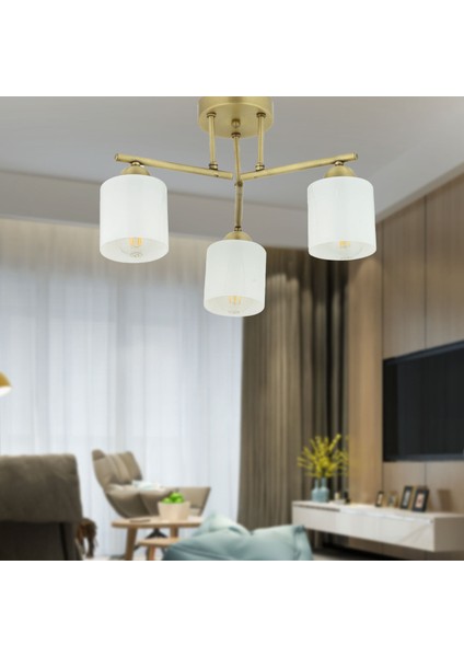 Kavis 3'Lü Eskitme Modern Genç Odası Mutfak Salon Avize