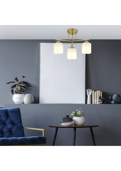 Kavis 3'Lü Eskitme Modern Genç Odası Mutfak Salon Avize
