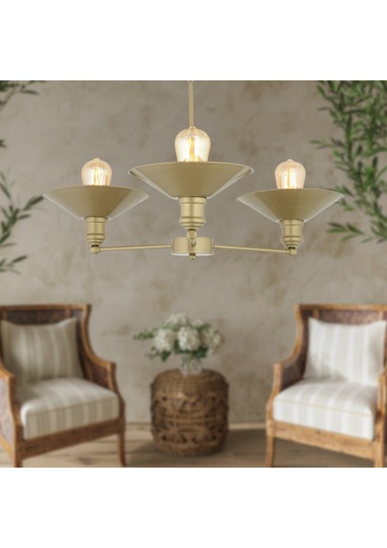 Yanko 3 Lü Eskitme Yukarı Bakar Modern Sarkıt Genç OdasıYatak odası Salon Avize