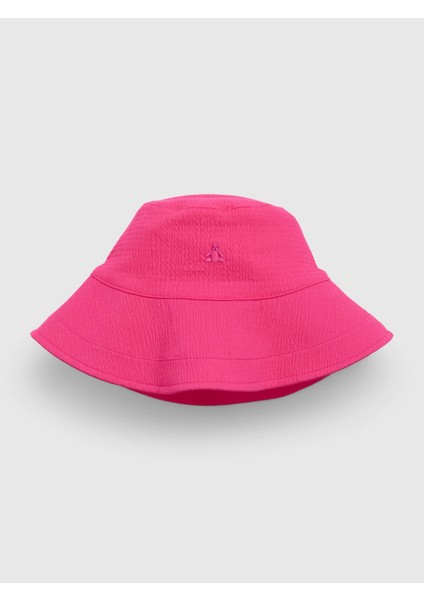 Brannan Bear Işlemeli Dokulu Bucket Şapka