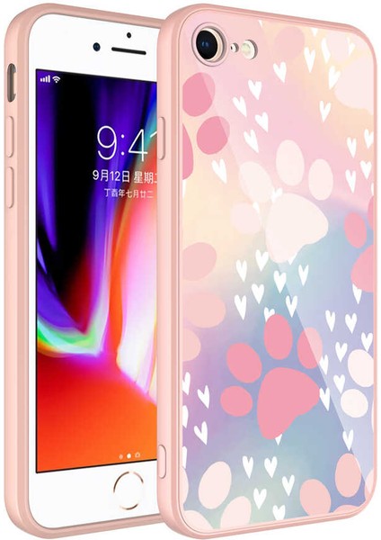 Apple iPhone Se 2022 Kılıf Kamera Korumalı Bulut Desenli Renkli Sert Parlak Silikon Kapak (Epoksi) fiyatları