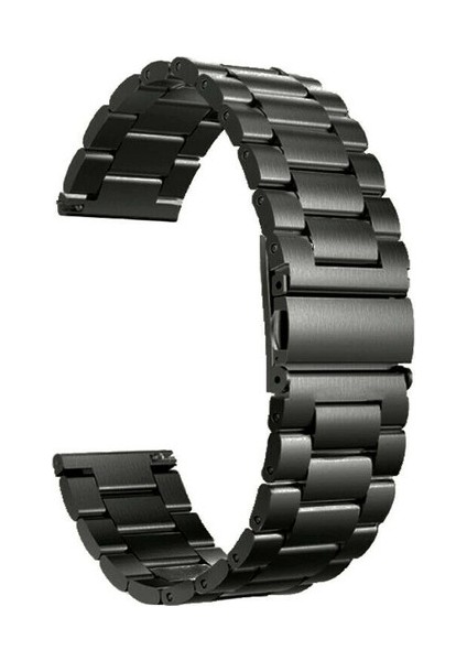 Casestreet Haylou Solar Plus Rt3 Kordon Metal Sıralı Kordon Krd 04 Siyah