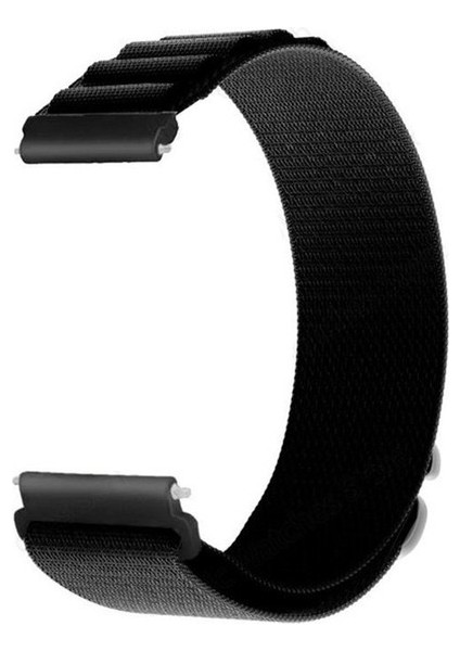 Samsung Galaxy Watch 6 40MM Kordon Ayarlanabilir Kademeli Naylon HS25 Siyah