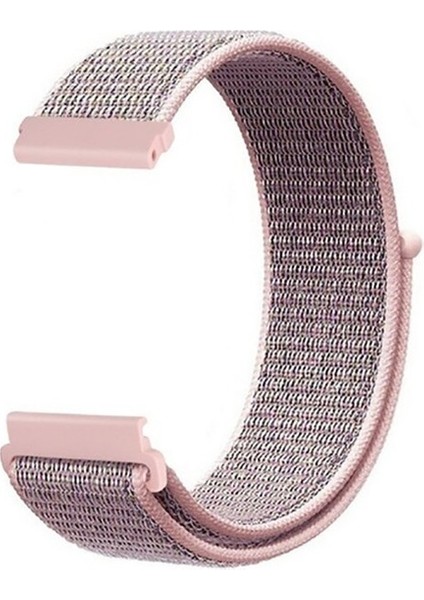 Samsung Galaxy Watch 6 Classic 47MM Kordon Cırtcırt Kumaş Ayarlanabilir Bronz