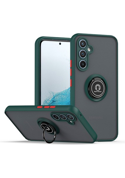 Samsung Galaxy A34 Için Telefon Kılıfı Şeffaf Tampon Telefon Kılıfı Standlı Kapak (Yurt Dışından)