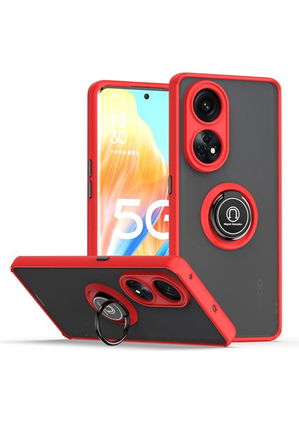 Oppo Reno 8t 5g Için Telefon Kılıfı Şeffaf Tampon Telefon Kılıfı Standlı Kapak (Yurt Dışından)