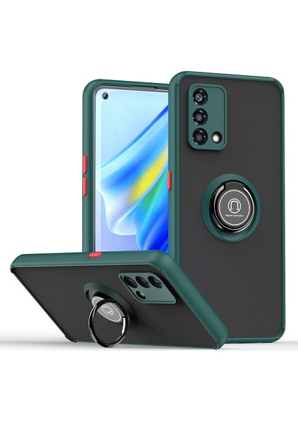 Oppo A74 4g Şeffaf Tampon Telefon Kılıfı Standlı Kapak Için Telefon Kılıfı (Yurt Dışından)