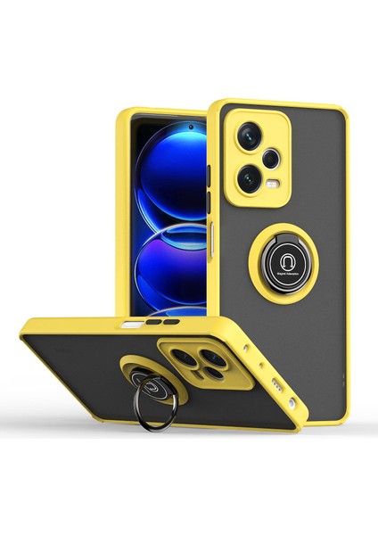 Xiaomi Poco X5 Pro Için Telefon Kılıfı Temizle Tampon Telefon Kılıfı Standlı Kapak (Yurt Dışından)