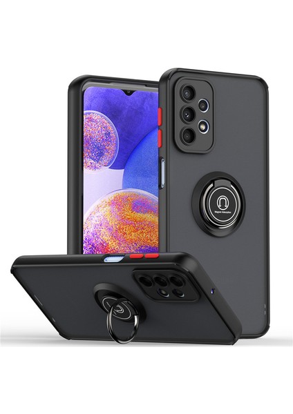 Samsung Galaxy A33 Telefon Kılıfı Standlı Şeffaf Tampon Telefon Kılıfı Kapağı (Yurt Dışından)