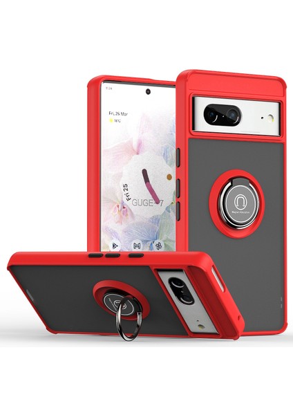 Google Pixel 7 Pro Için Telefon Kılıfı Standlı Şeffaf Tampon Telefon Kılıfı Kapağı (Yurt Dışından)