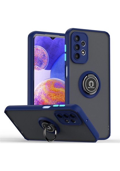 Samsung Galaxy A33 Telefon Kılıfı Standlı Şeffaf Tampon Telefon Kılıfı Kapağı (Yurt Dışından)