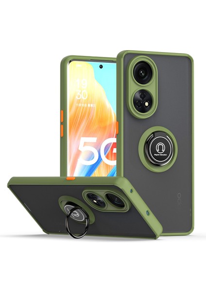 Oppo Reno 8t 5g Için Telefon Kılıfı Şeffaf Tampon Telefon Kılıfı Standlı Kapak (Yurt Dışından)