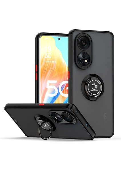 Oppo Reno 8t 5g Için Telefon Kılıfı Şeffaf Tampon Telefon Kılıfı Standlı Kapak (Yurt Dışından)