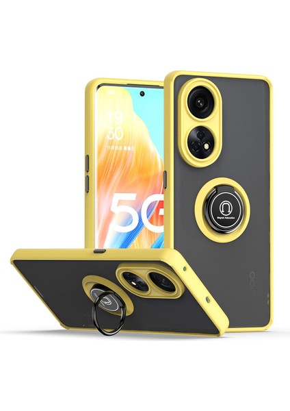 Oppo Reno 8t 5g Için Telefon Kılıfı Şeffaf Tampon Telefon Kılıfı Standlı Kapak (Yurt Dışından)