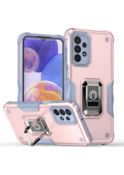 Manyetik Standlı Samsung Galaxy A13 4g Tampon Telefon Kılıfı Için Telefon Kılıfı (Yurt Dışından)