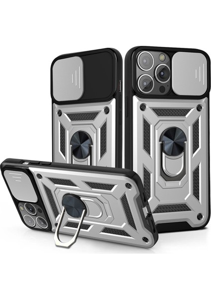iPhone 14 Için Telefon Kılıfı Yüzük Tutuculu Bumpoer Telefon Kılıfı (Yurt Dışından)