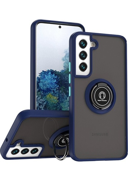 Samsung Galaxy S21 Plus Için Telefon Kılıfı Standlı Şeffaf Tampon Telefon Kılıfı Kapağı (Yurt Dışından)