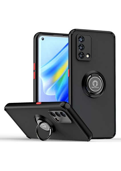 Oppo A95 4g Şeffaf Tampon Telefon Kılıfı Için Telefon Kılıfı Standlı Kapak (Yurt Dışından)