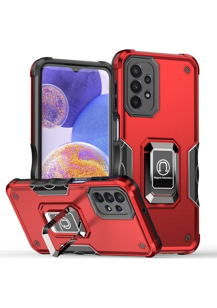 Manyetik Standlı Samsung Galaxy A21S Tampon Telefon Kılıfı Için Telefon Kılıfı (Yurt Dışından)