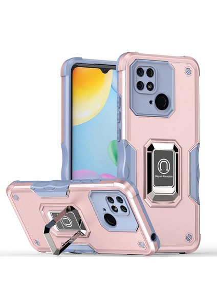 Manyetik Standlı Xiaomi Redmi 9c Tampon Telefon Kılıfı Için Telefon Kılıfı (Yurt Dışından)