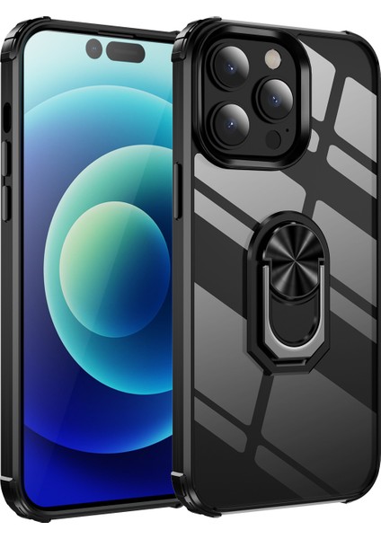 iPhone 14 Plus Için Telefon Kılıfı Halka Tutuculu Şeffaf Telefon Kılıfı Kapağı (Yurt Dışından) fiyatları