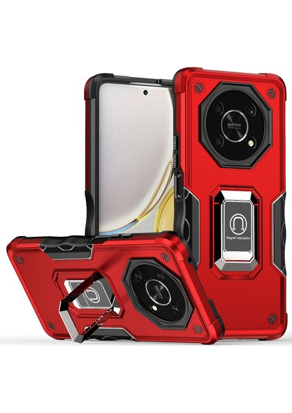 Manyetik Standlı Huawei Honor X8 Tampon Telefon Kılıfı Için Telefon Kılıfı (Yurt Dışından)