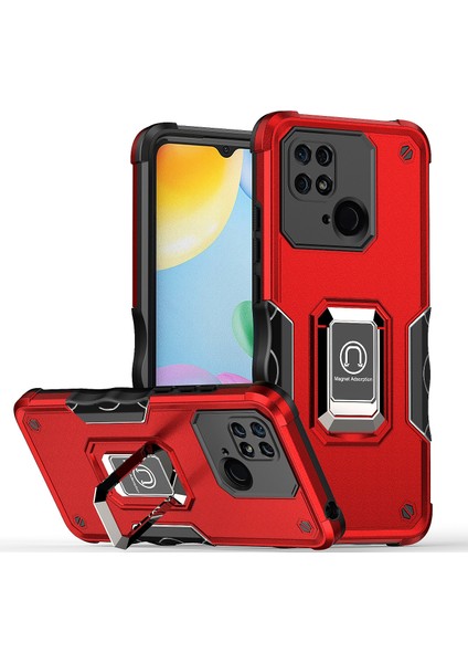 Manyetik Standlı Xiaomi Redmi 9 Tampon Telefon Kılıfı Için Telefon Kılıfı (Yurt Dışından)