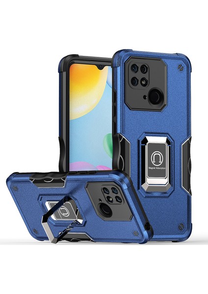 Manyetik Standlı Xiaomi Redmi 9 Tampon Telefon Kılıfı Için Telefon Kılıfı (Yurt Dışından)