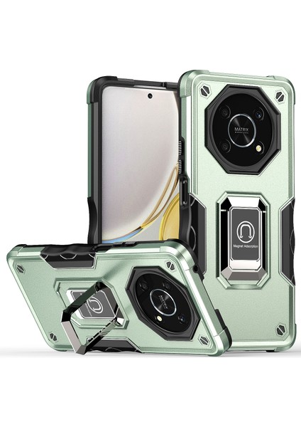 Manyetik Standlı Huawei Honor X8 Tampon Telefon Kılıfı Için Telefon Kılıfı (Yurt Dışından)