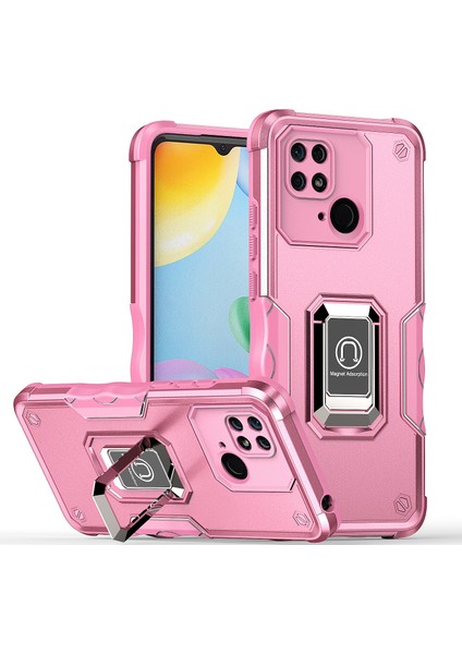 Manyetik Standlı Xiaomi Redmi 9 Tampon Telefon Kılıfı Için Telefon Kılıfı (Yurt Dışından)