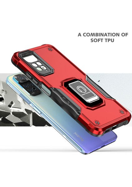 Manyetik Standlı Xiaomi Redmi Note 10 Tampon Telefon Kılıfı Için Telefon Kılıfı (Yurt Dışından) fiyatları