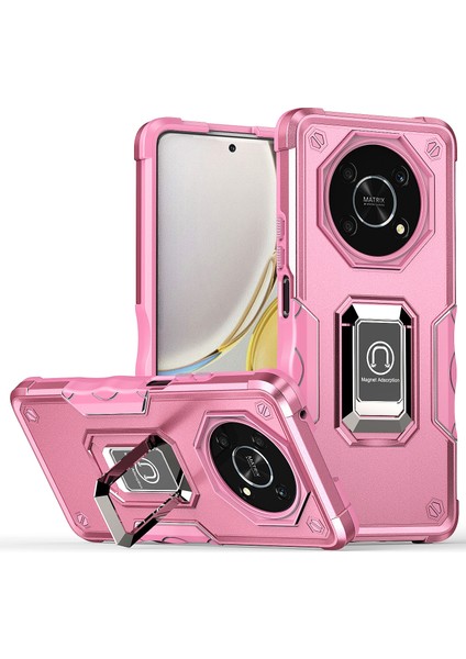 Manyetik Standlı Huawei Honor X8 Tampon Telefon Kılıfı Için Telefon Kılıfı (Yurt Dışından)