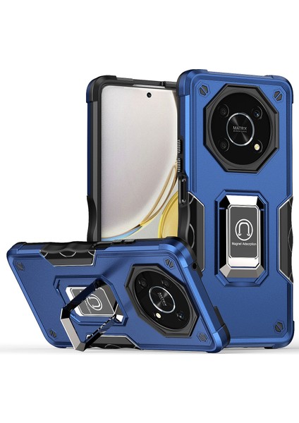 Manyetik Standlı Huawei Honor X8 Tampon Telefon Kılıfı Için Telefon Kılıfı (Yurt Dışından)