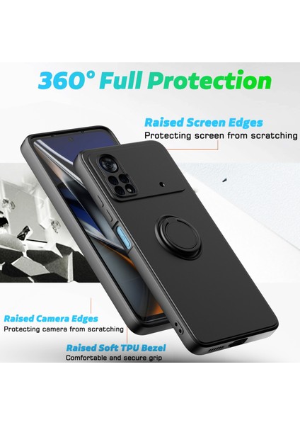 Halka Ayaklı Xiaomi Redmi 9A Telefon Kılıfı (Yurt Dışından)