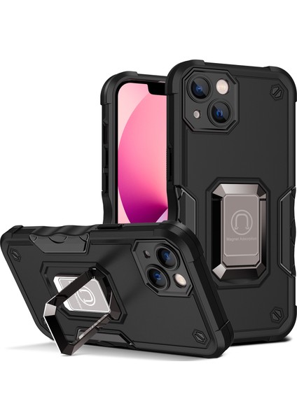 Manyetik Standlı iPhone 14 Pro Tampon Telefon Kılıfı Için Telefon Kılıfı (Yurt Dışından)